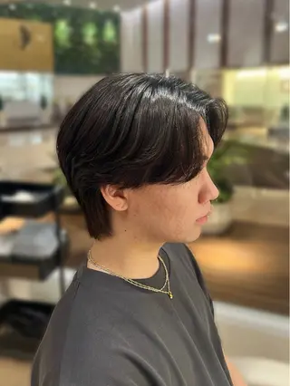 ショート パーマ メンズ 梅田茶屋町メンズ 専門美容師 山元一平のヘアスタイル