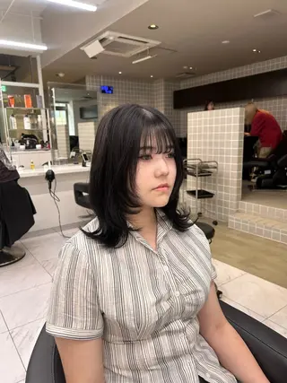 カラー 透明感ベージュ🤎 ナチュラルレイヤーのヘアスタイル