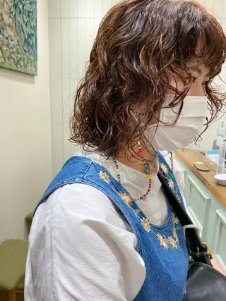 ショート パーマ ayaka #パーマ#アレンジのヘアスタイル