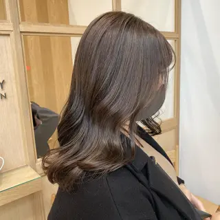 ミディアム カラー ヘアアレンジ 完全💗マンツーマン marinのヘアスタイル
