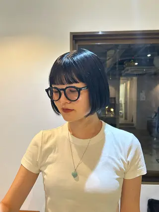 ショート カラー ヘアアレンジ 🎀suzuna 透明感colorのヘアスタイル