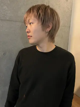 ショート カラー 韓国ボブ/ハッシュ カットKIRAのヘアスタイル