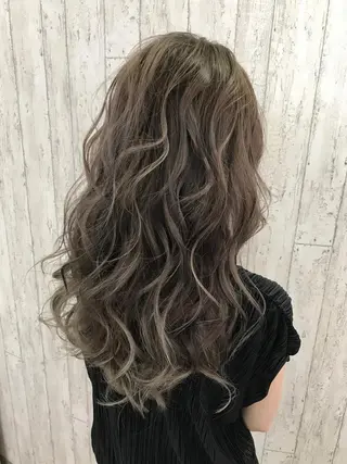 ロング カラー レイヤーカットモデル 募集/藤原一真のヘアスタイル