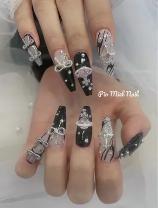 ネイル HANA 長さだしのネイルデザイン