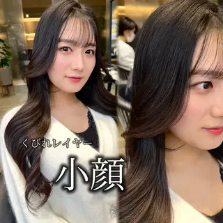 ロング さくら/似合わせレ イヤー/艶カラー🖤のヘアスタイル