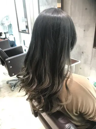 セミロング カラー パーマ ヘアアレンジ メンズ キッズ ネイル マツエク・マツパ EnBlesS西宮 マンツーマン神道有基のヘアスタイル