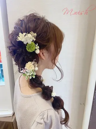 ヘアアレンジ 長田 尚大のヘアスタイル