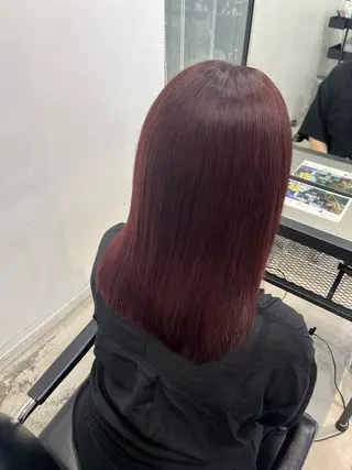 カラー ブリーチカラー×艶 🍨mihoのヘアスタイル