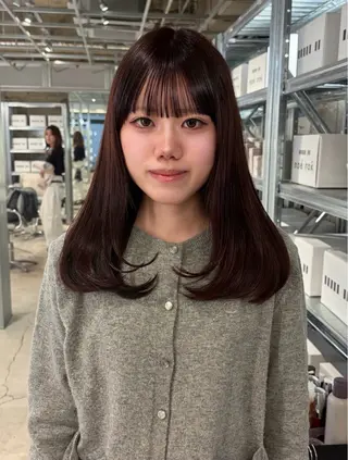 セミロング カラー ダブルカラー/レイヤ ーカット 🤍ゆきなのヘアスタイル