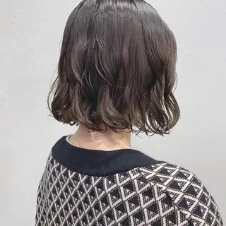 パーマ ボブパーマコテ巻き風 パーマNo1深江秀平のヘアスタイル