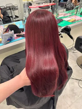 ロング ブリーチなし暖色 💗AKARI💗のヘアスタイル