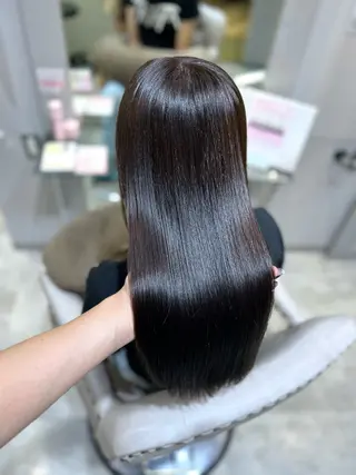 セミロング 🤍艶髪韓国ヘア🤍 Rikoのヘアスタイル