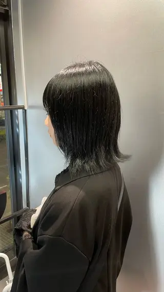 ミディアム カラー メンズパーマ特化 ふうきのヘアスタイル