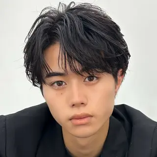 ミディアム パーマ メンズ 【池袋店 店長】伊藤 昂樹/曲がる縮毛矯正のヘアスタイル