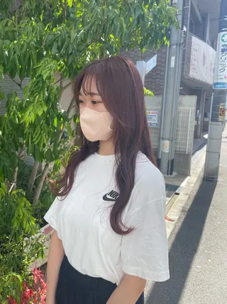 カラー 艶髪🥣透明感カラー 🫧前田奈津実のヘアスタイル
