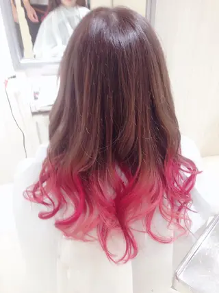 セミロング ロング カラー ✨艶髪✨透明感✨ 山内大樹のヘアスタイル