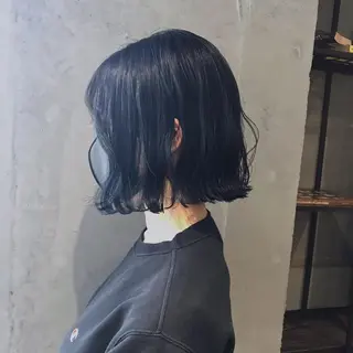 ミディアム カラー 🪼ボブ/ミニボブ レイヤーボブ🪼のヘアスタイル
