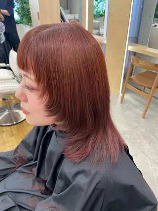 セミロング カラー 🎀レイヤー/パーマ カラー/ai🎀のヘアスタイル