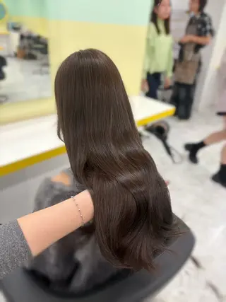 ロング カラー ベージュ×レイヤー 🤎横浜/miu🤎のヘアスタイル