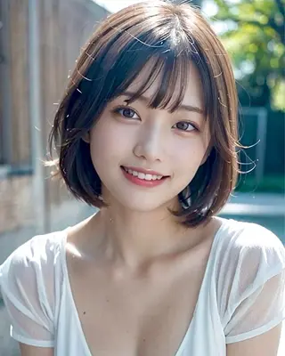 ショート カラー 大人可愛いレイヤー 大田のヘアスタイル