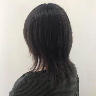 ミディアム 愛されヘア/ 暖色カラー/まいこのヘアスタイル