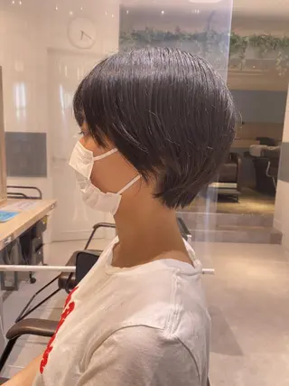 ショート パーマ/ボブ/ 佐々木翔のヘアスタイル