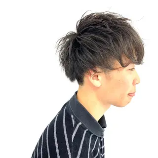 パーマ メンズ 柏メンズカットパーマ NO.1タイチのヘアスタイル