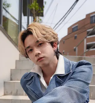 カラー パーマ メンズ 雪音/美髪縮毛矯正 /ニュアンスパーマのヘアスタイル