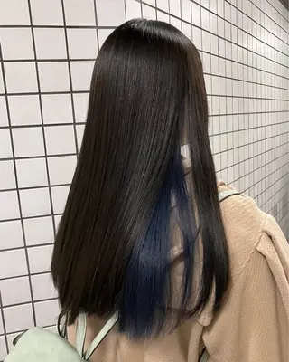ロング カラー 髪質改善/艶髪/矯正 ヘアアレンジ/西梅田のヘアスタイル