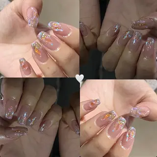 ネイル パラあり！フィルイン 美フォルムのネイルデザイン