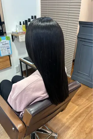 ロング カラー 原田 歩実のヘアスタイル