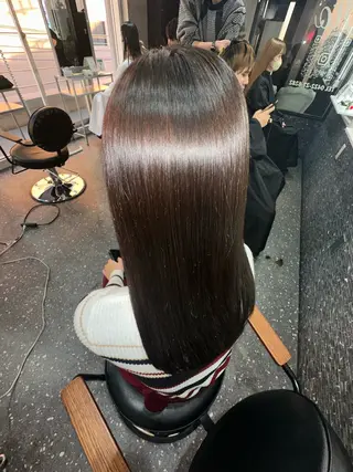 ロング パーマ 髪質改善⭐️縮毛矯正 中野⭐️Rinaのヘアスタイル