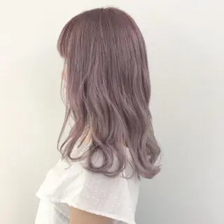セミロング カラー 松戸　レイヤーカット 野口　康太郎のヘアスタイル