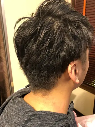 ショート メンズ 長谷川 薫のヘアスタイル