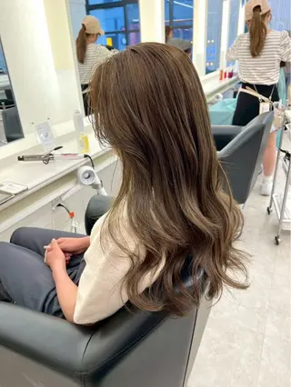 ロング カラー ParveMix🎀 稲垣 詞葉のヘアスタイル