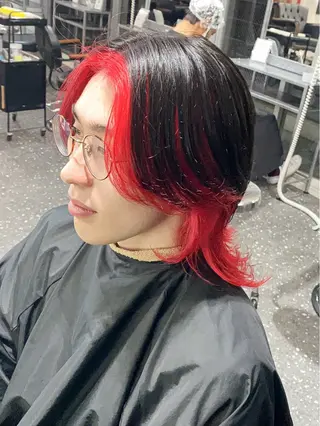 カラー パーマ/ダブルカラー ブリーチ⭐️海斗のヘアスタイル