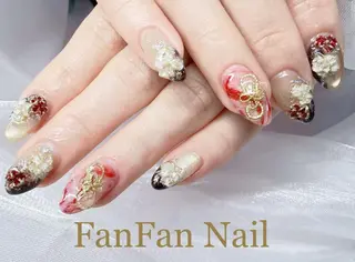 ネイル FanFan 長さ出し専門のネイルデザイン
