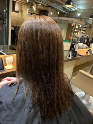 ミディアム カラー 江戸川区reine 舜也のヘアスタイル