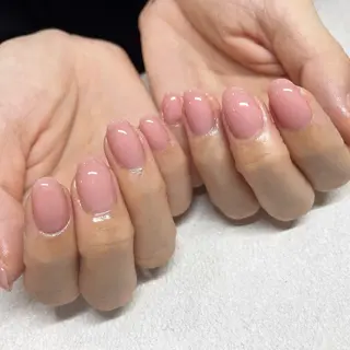 ネイル パラジェルネイル 大人可愛/シンプルのネイルデザイン