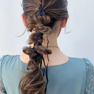 ロング ヘアアレンジ KAWATOKO MISUZUのヘアスタイル