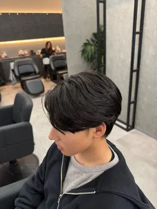 ショート カラー パーマ メンズ メンズ特化 👑YUTAのヘアスタイル
