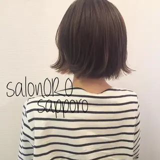 ミディアム カラー 池田 真由美のヘアスタイル