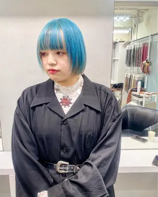 ショート カラー ヘアアレンジ 個性爆弾💣 ダブルカラー/ゆかのヘアスタイル
