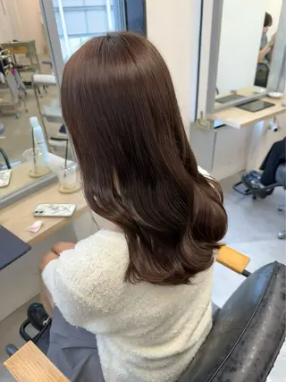 カラー ヘアアレンジ Himawari♡ 柔らかいカラーのヘアスタイル