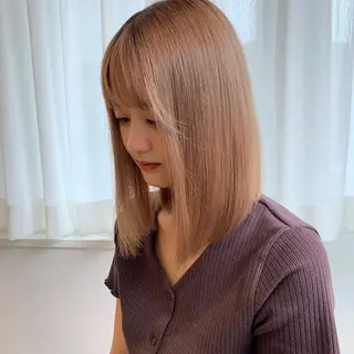 ミディアム カラー yuu /N° 大分中央町店のヘアスタイル