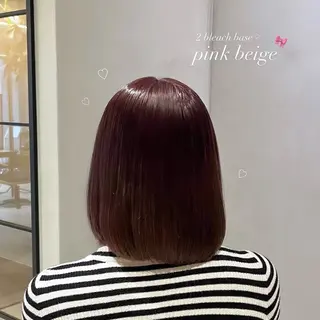 ショート カラー 𝒎𝒐𝒆🩰 名駅/ヘアメ/暖色♡のヘアスタイル