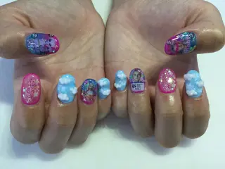 ネイル 💎🐰 saki. m 🐰💎のネイルデザイン