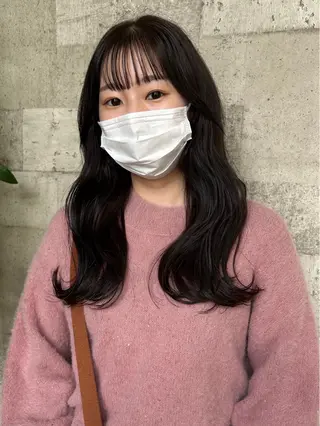 ロング カラー 🍒中川葵久美🍒 レイヤー/メンズのヘアスタイル