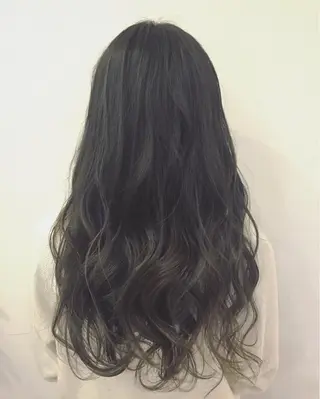 ミディアム セミロング ロング カラー パーマ ハイトーン×髪質改善 KENTAのヘアスタイル