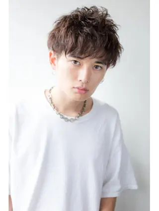 ショート カラー パーマ メンズ 《大人気髪質改善》 プログレス国分寺店のヘアスタイル